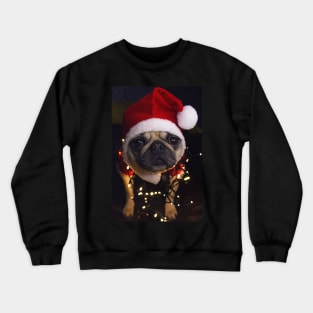 Santa Puppy Crewneck Sweatshirt